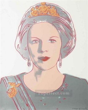 Queen Beatrix of the Netherlands from Reigning Queens POP Artists Oil Paintings